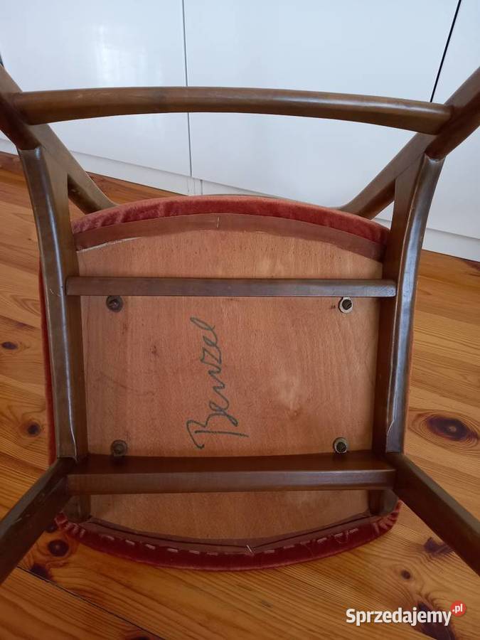 Niemieckie krzesła tekowe habeo vintage lata 60 wielkopolskie Rawicz sprzedam