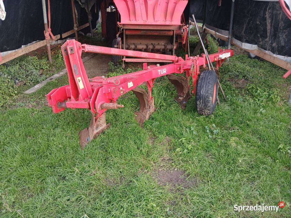 Pług Unia Tur U1381 4 skibowy transport Wyskoki