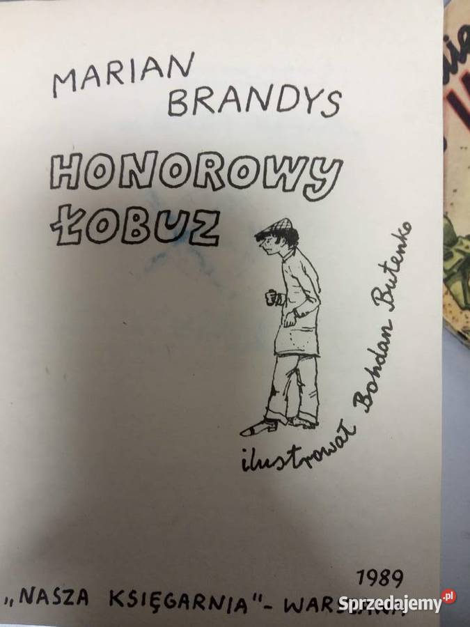 Honorowy łobuz Brandta kolekcjonerskie książki mazowieckie Warszawa