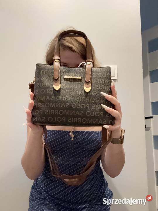 Torebka damska SANMORRIS brązowa elegancka nowa Tarnowskie Góry