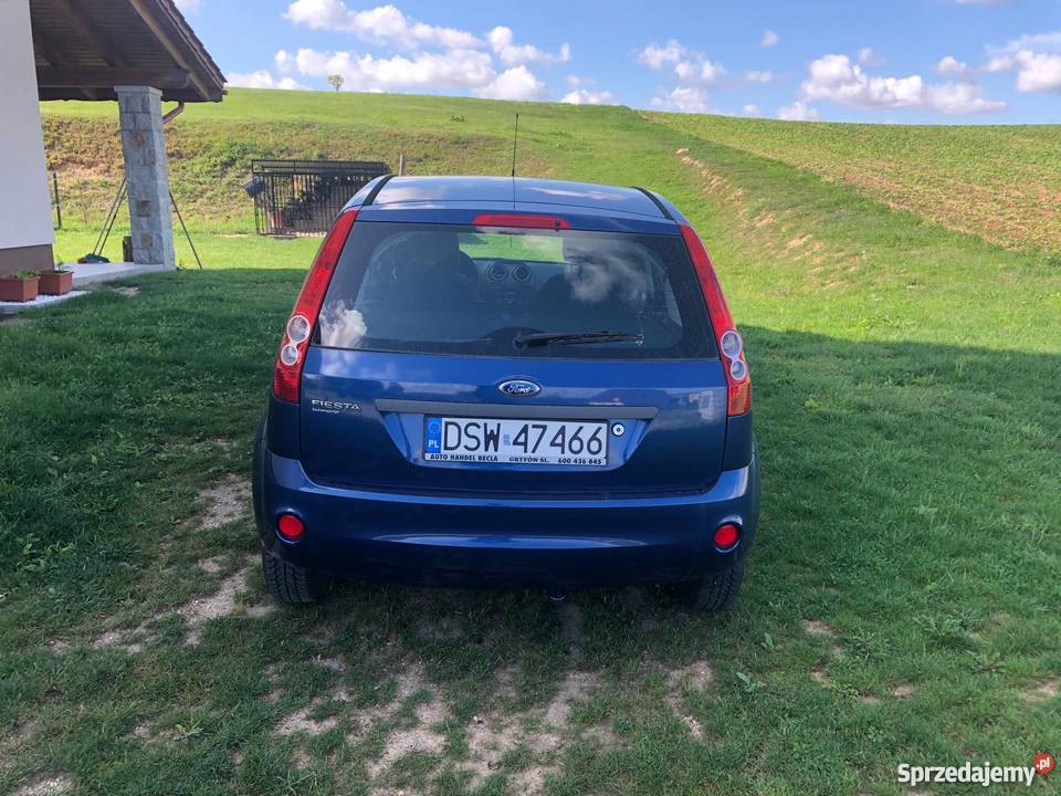 Ford Fiesta Mk6 14 80 2007r 78 700 przebiegu nieuszkodzony dolnośląskie Żarów