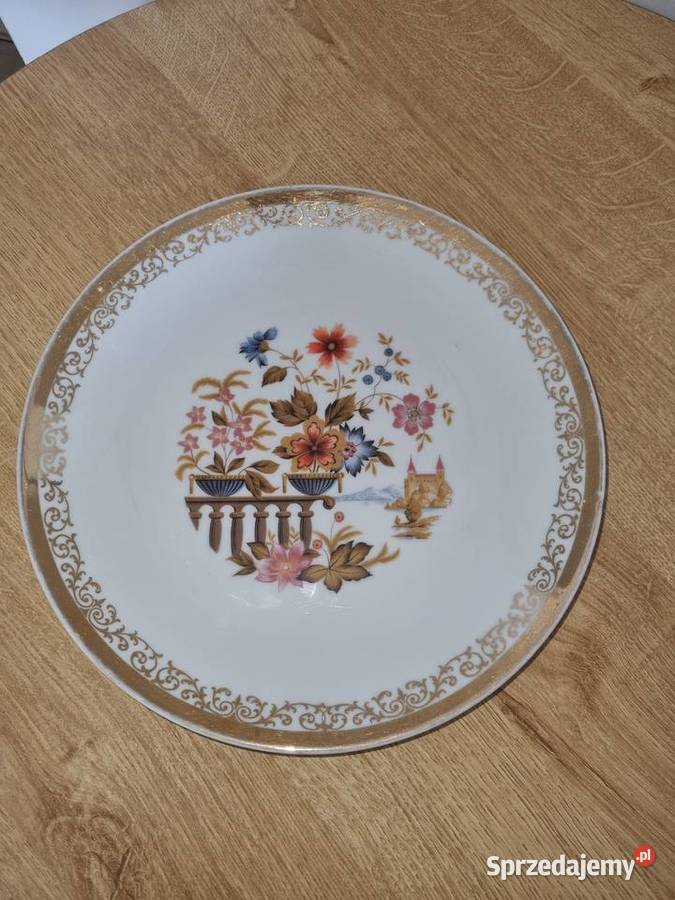 Talerz Porcelanowy wielkopolskie Wola Podłężna