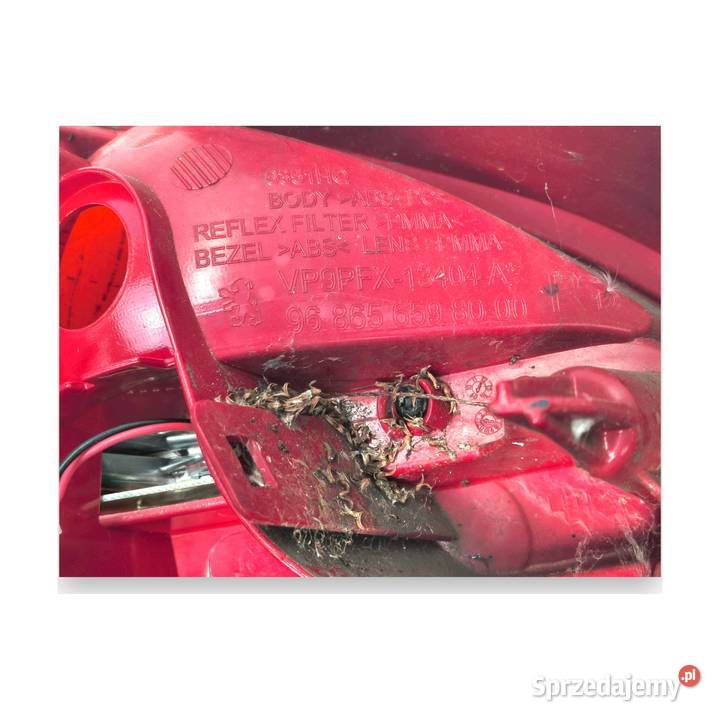 LAMPA PRAWA Peugeot 207 Lift 0912r tylna tylnia Chełm