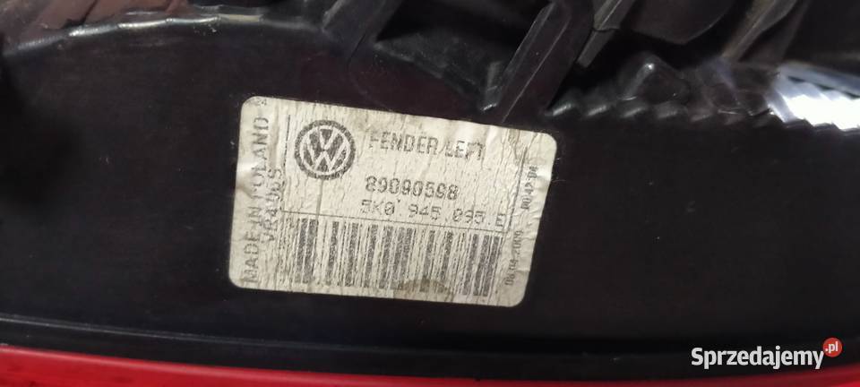 VW GOLF VI HB 0813 LAMPA TYLNA LEWA W BŁOTNIK sprzedam