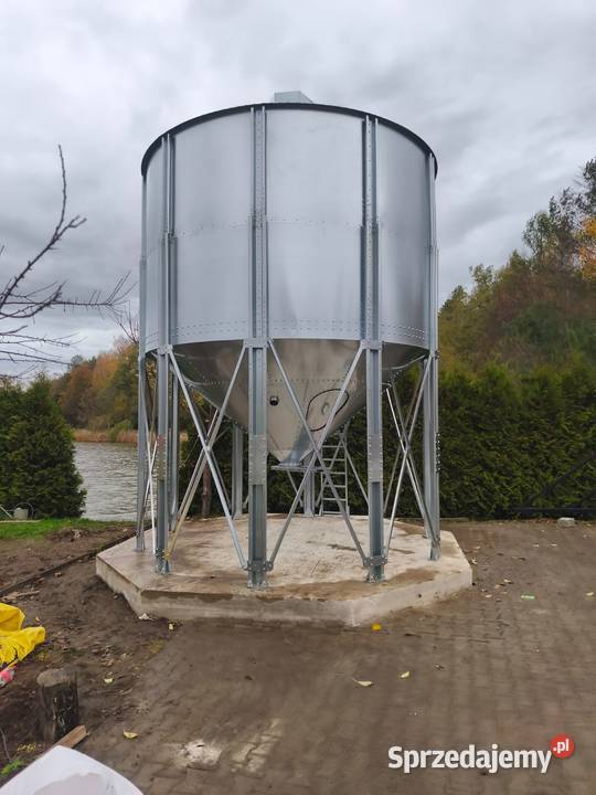 Silos paszowy 107 ton gotowy do transportu łódzkie Piotrków Trybunalski