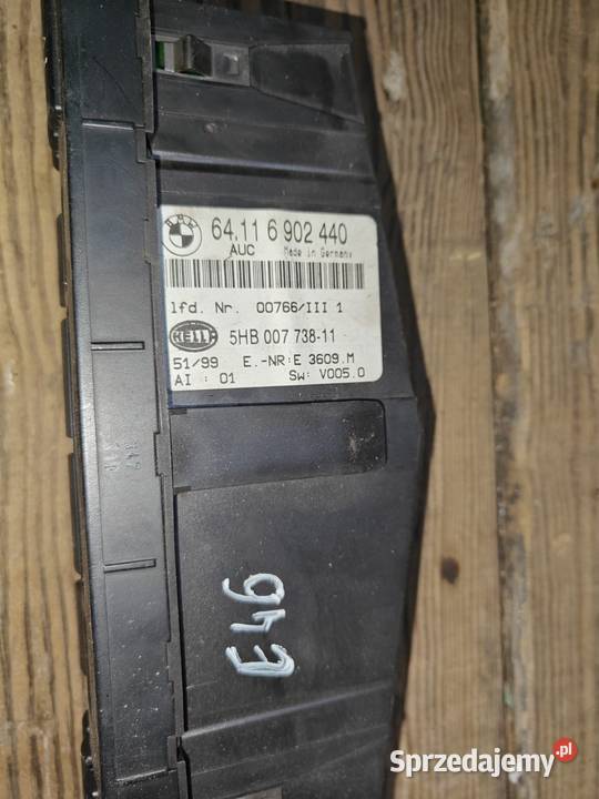 Panel sterowania nawiewem bmw e46 osobowe Puławy