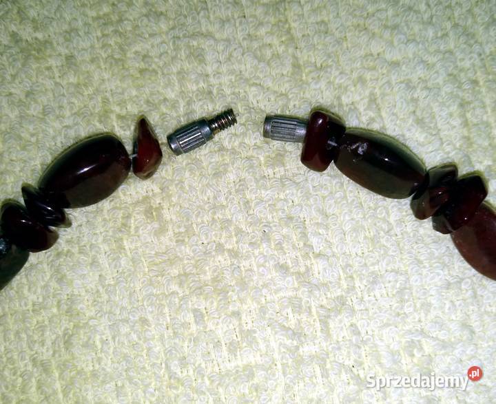 Naszyjnik bursztyn dolnośląskie Bolków