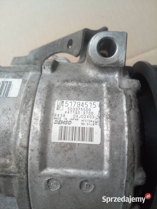 Sprężarka klimatyzacji fiat 51794515 Myszków