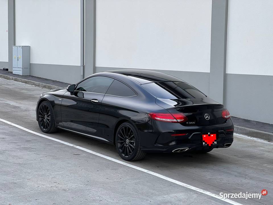 Mercedes C300 AMG COUPE 4matic panorama full nieuszkodzony Wasilków
