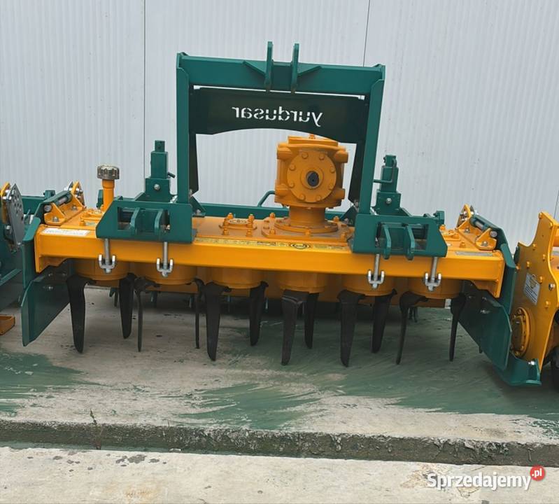 Brona aktywna sadownicza 150 175 200 225 z wałem nieuszkodzony Brony Maszyny rolnicze Rząśno