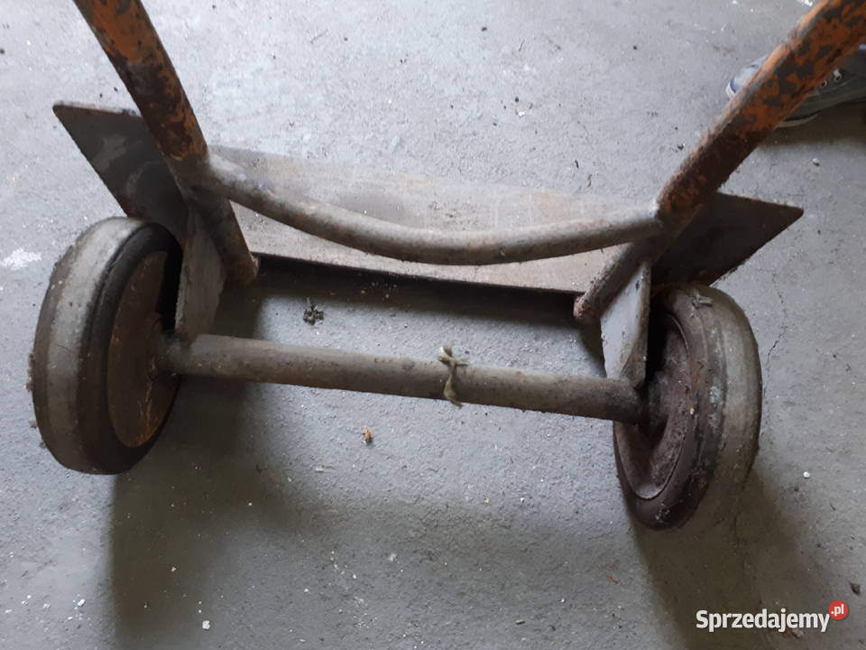 Wózek transportowy dwukółka PRL