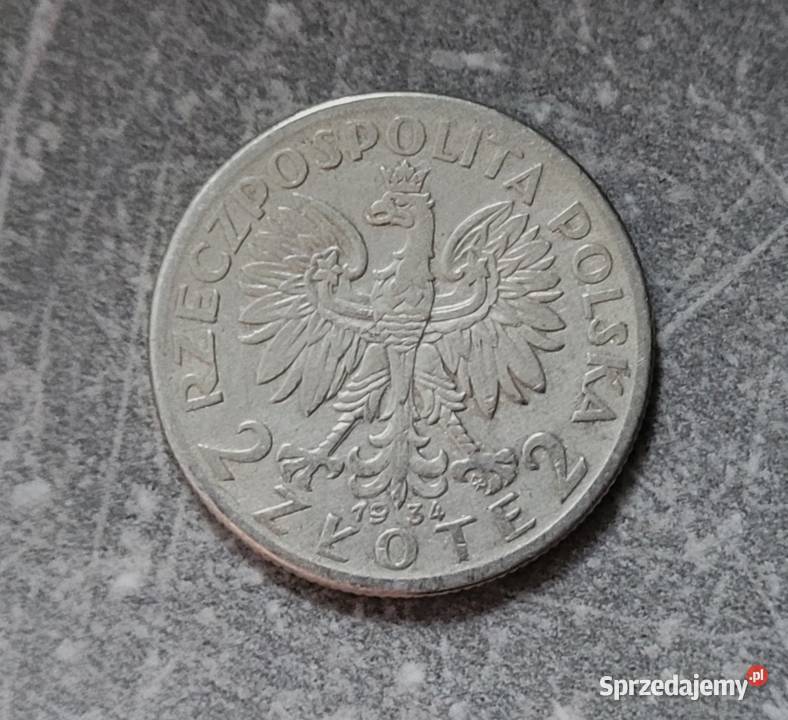 140 POLSKA II RP srebro 2 Złote 1934 r Głowa sprzedam