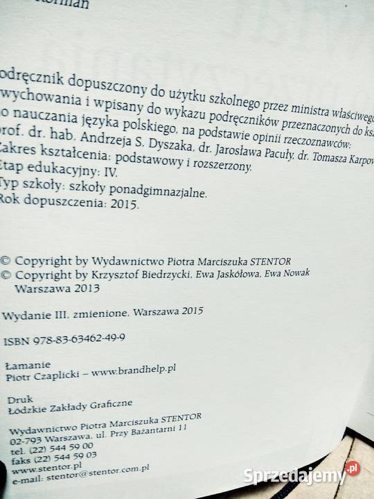 Świat do przeczytania 12 stentor Warszawa sprzedam