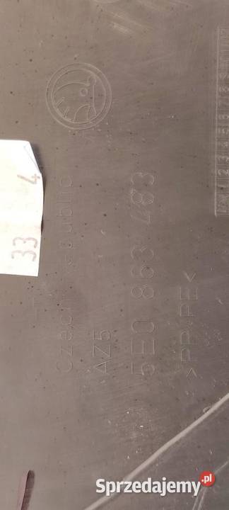 SKODA OCTAVIA III OSŁONA SŁUPKA LEWA 5E0863483 osobowe dolnośląskie sprzedam