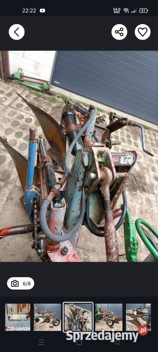 Pług zagonowy Overum 121416 hydrauliczne Pługi Lubawa