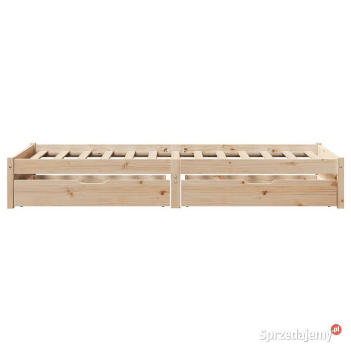 Rama łóżka bez materaca lite drewno sosnowe
