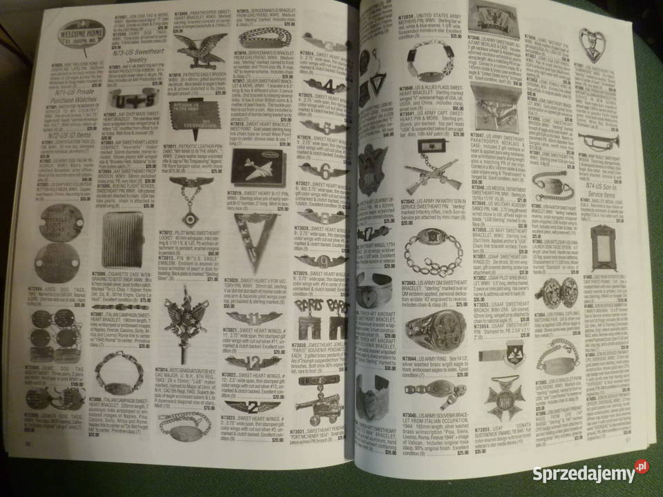 Katalog US Historical Collectibles Manions Militaria Kraków