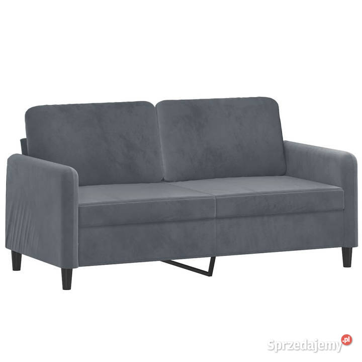 2osobowa sofa z poduszkami ciemnoszara 140 mazowieckie Warszawa