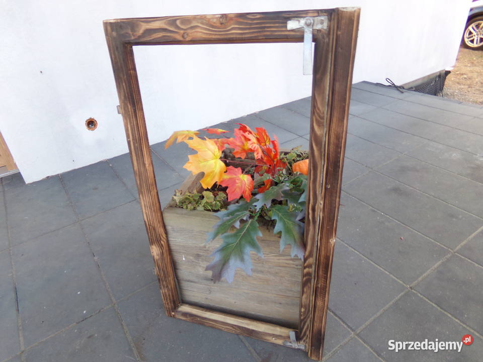 Stare okno rama okienna retro loft lustro