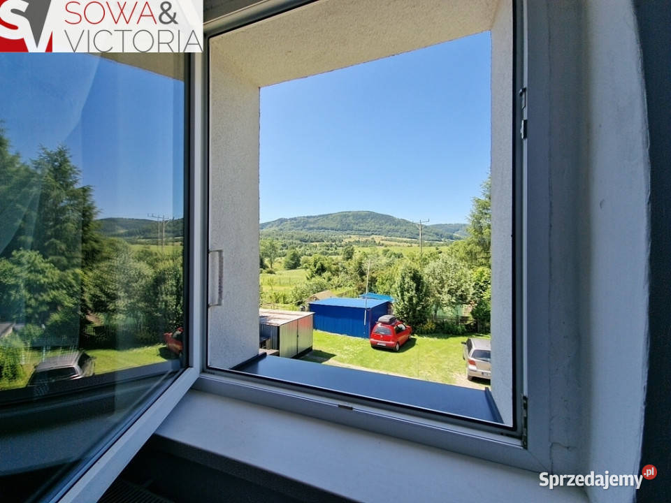 Ogródek garaż zieleń górski widok dolnośląskie Głuszyca sprzedam