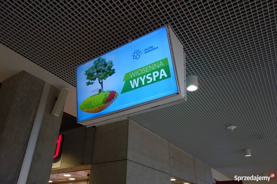 Ekrany reklamowe w Galerii Warmińskiej w Olsztyn