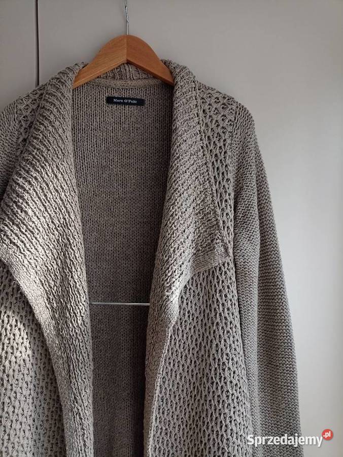 Kardigan Marc OPolo S długi minimalistyczny Czarnków