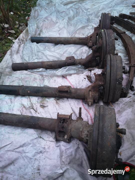 Osie i resory do przyczepki Zelów sprzedam