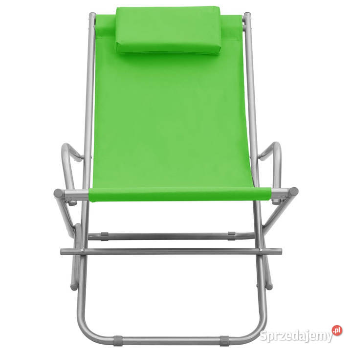 Krzesła bujane 2 stal zielone WM310339 Warszawa