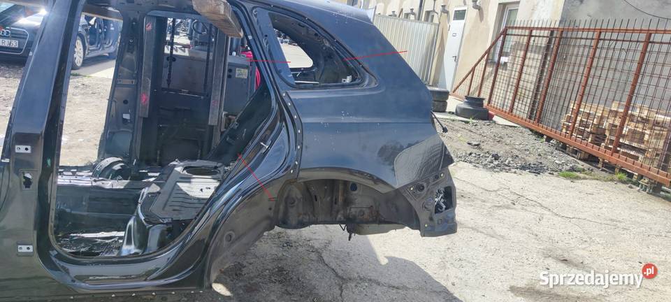 ĆWIARTKA BŁOTNIK PRÓG LEWY TYŁ AUDI Q5 8R LZ7L Przystajń