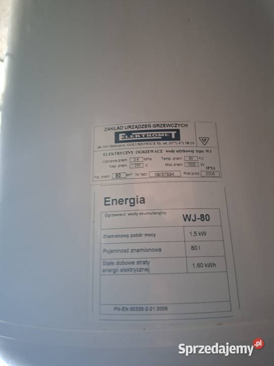 Bojler elektro mister80