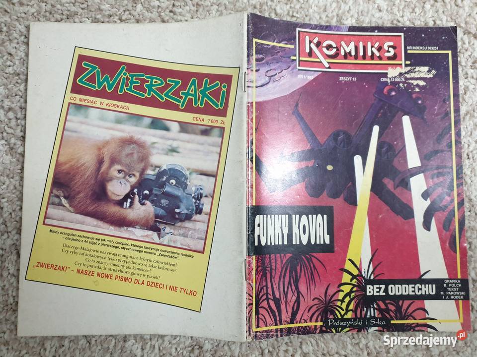Funky Koval cz1 i 2 Komiks Fantastyka Bousław Gdynia
