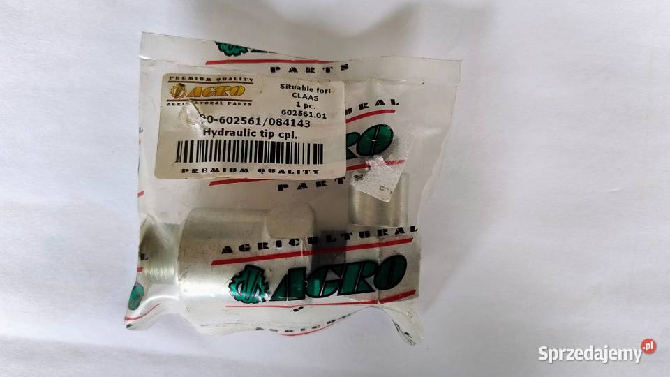 Końcówka hydrauliczna regulacji obrotów Claas Radomsko