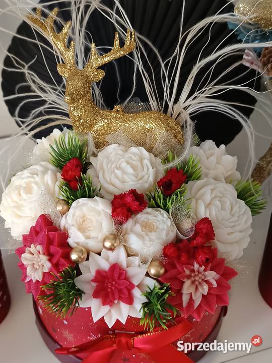 Świąteczny box z reniferem łódzkie Skierniewice