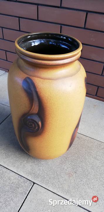 Wazon dzban z uchem ceramiczny na kwiaty Garwolin
