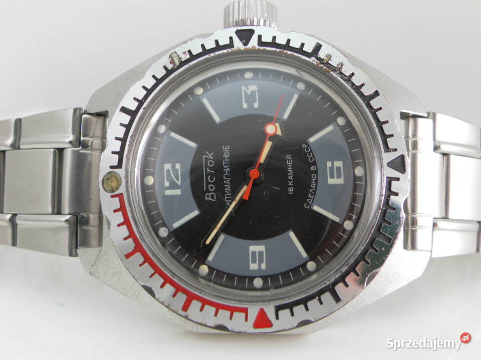 Mechaniczny zegarek Wostok Vostok Amfibia stal Legnica