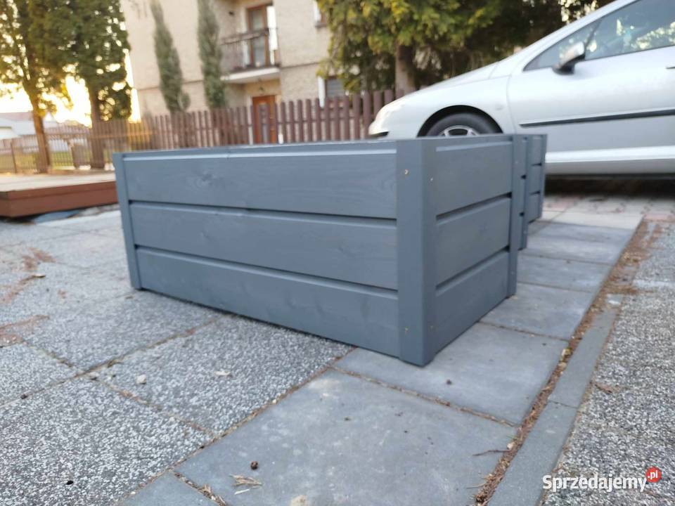 Skrzynia Warzywniak Doniczka Grządką Drewniana Gliwice