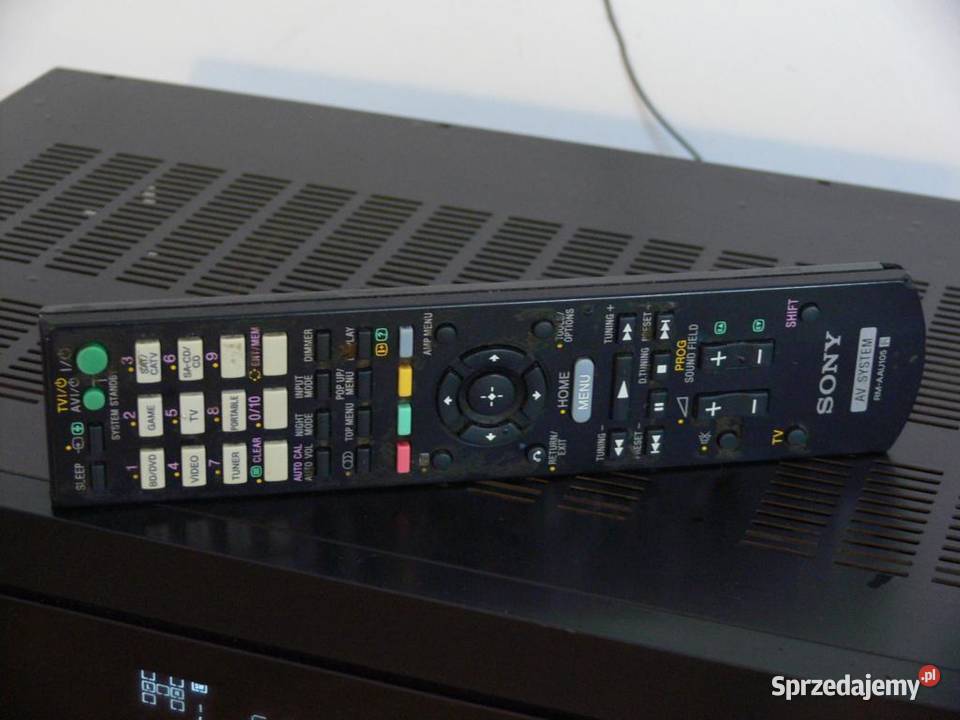 Replacement Remote Control For Sony STR-DH520 Receiver - Compatible With RMAAU104, RM-AAU105 Models