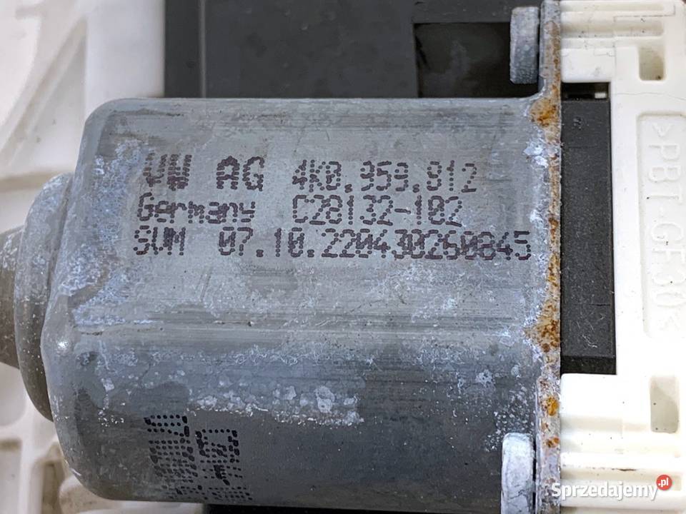 PODNOŚNIK SZYBY PRAWY TYŁ AUDI A6 C8 4K0839462 osobowe Mechanizmy opuszczania szyb podkarpackie sprzedam