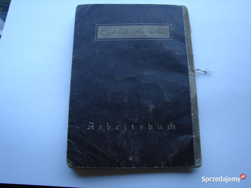 Kocoń gm Ślemień Żywiec Arbeitsbuch książeczka