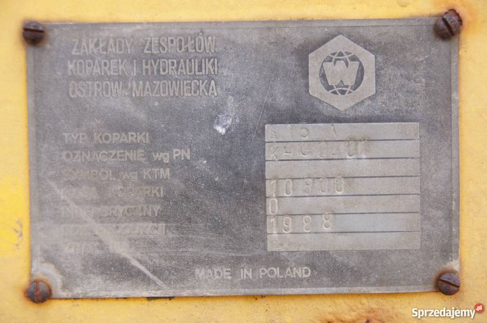 Koparka linowa Waryński K415 Kruszyniec sprzedam