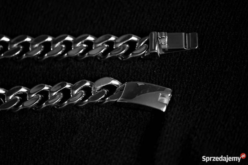 ŁAŃCUSZEK ŁAŃCUCH PANCERKA SREBRNY 132mm 55133GR Ostrzeszów sprzedam