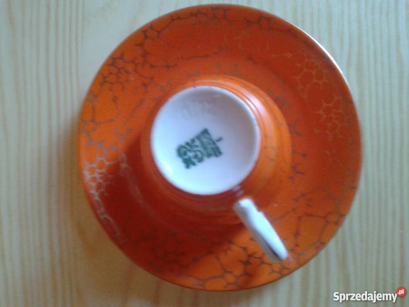 Filiżanki w kolorze orange Włocławek Kłodzko
