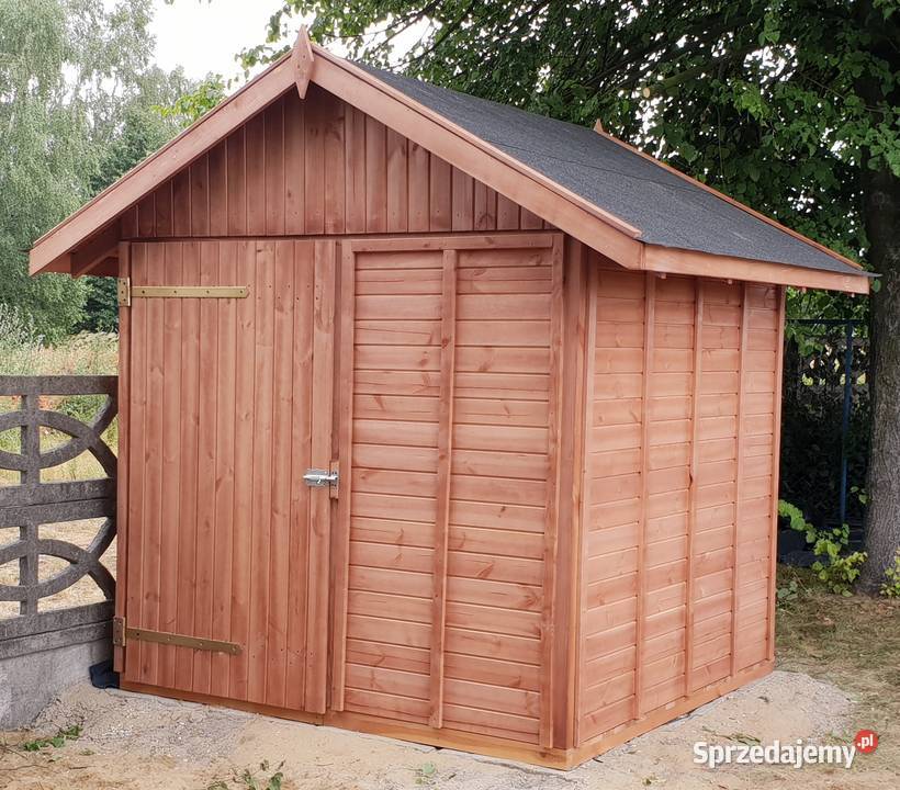 Domek ogrodowy narzędziowy drewniany