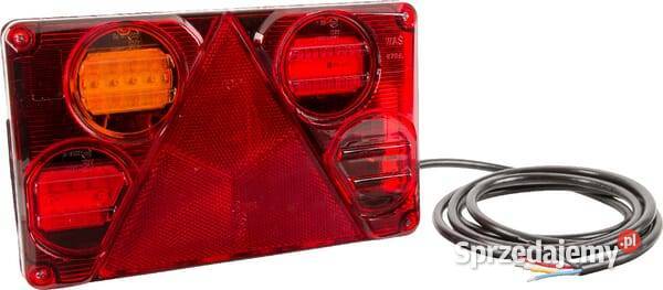 Lampa tylna zespolona LED lewa prostokątna 1224V Kamionna