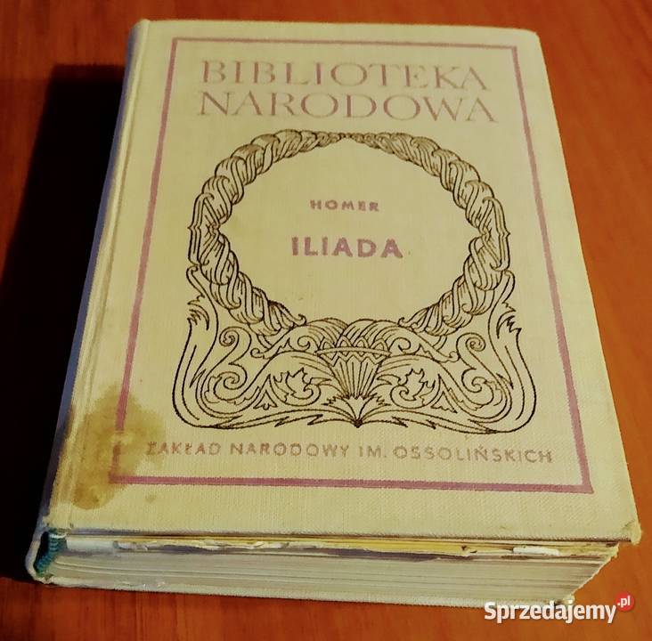 Iliada Homer Biblioteka Narodowa Seria 2 17 Gdańsk