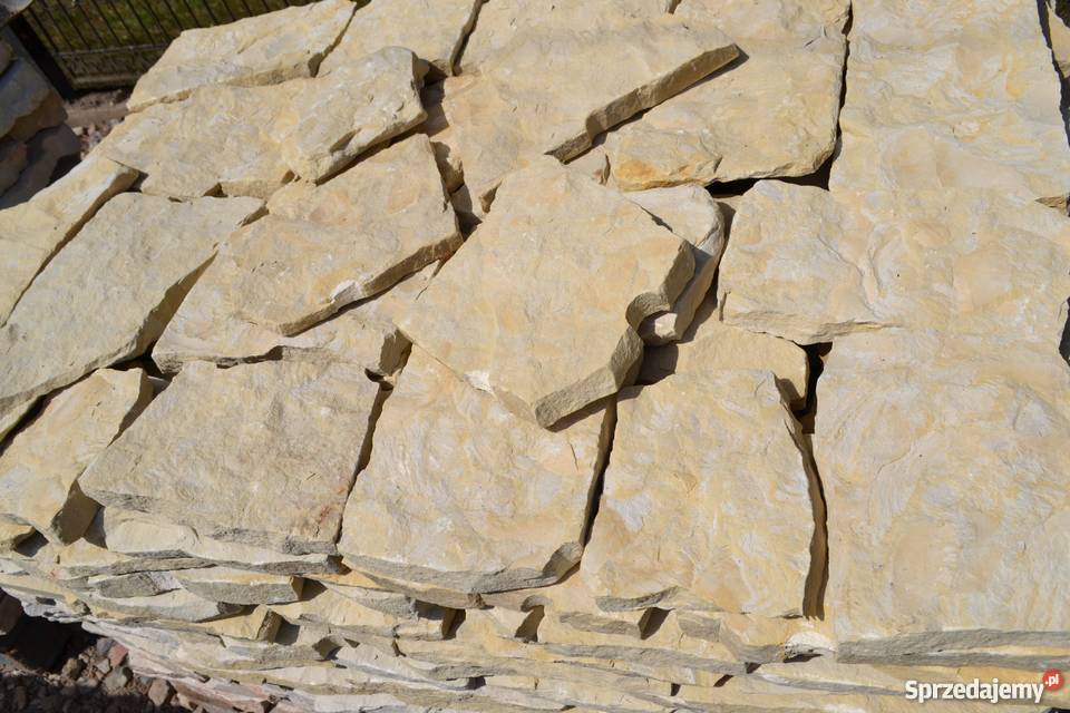 KAMIEŃ NATURALNY Kremowy Piaskowiec Kamień Cięty Materiały budowlane małopolskie