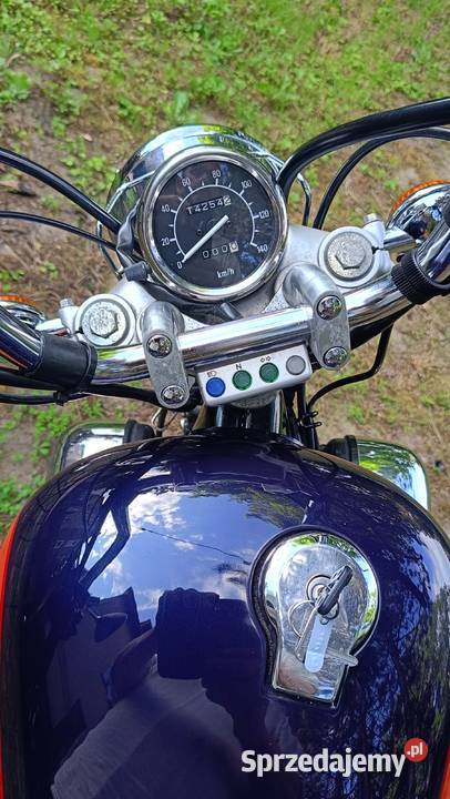 Virago 125 2001 przebieg 14500 oparcie kufer małopolskie Kraków