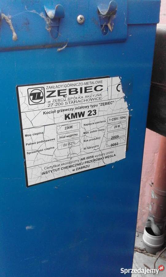 Sprzedam piec ZEBIEC 23 KWw Słubice