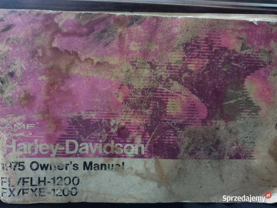 Harley FL FLH FX FXE 1200 AMF Shovelhead 1975r kujawsko-pomorskie Bydgoszcz
