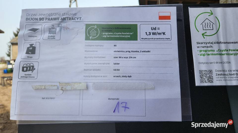 Drzwi zewnętrzne numer 17 kujawsko-pomorskie
